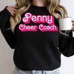 T-shirt personnalisé Style Poupée Rétro Sweatshirt avec Nom Multicolore Disponible Anniversaire Noël Cadeau pour Bestie Fashion Doll Fan