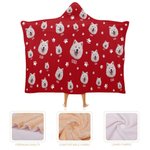 Coperta fotografica personalizzata con nome, regalo di compleanno, Natale e commemorazione per chi ama gli animali.