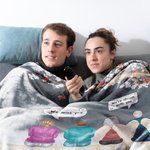Coperta morbida personalizzata I Miss You I Am Always With You Regalo commemorativo di Natale per la famiglia