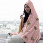 Coperta fotografica personalizzata con nome, regalo di compleanno, Natale e commemorazione per chi ama gli animali.