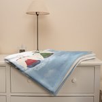 Personalized I Miss You More Than Anything Soft Fleece Blanket Christmas Memorial Sympathy Gift for Family