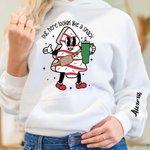 Personalizzato Out Here Lookin Like A Snack T-shirt Albero di Natale Torta Felpa con cappuccio Festa di Natale Divertente Costume Regalo di Natale per