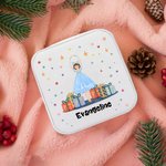 Gepersonaliseerde Notenkraker Muis Prins Ballet Girl Patroon Sieraden Box Kerst Verjaardag Bruiloft Gift voor haar