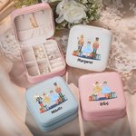 Gepersonaliseerde Notenkraker Muis Prins Ballet Girl Patroon Sieraden Box Kerst Verjaardag Bruiloft Gift voor haar