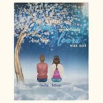 Personalisierte Your Wings Were Ready But My Heart Was Not Soft Blanket Memorial Geschenk für Familie
