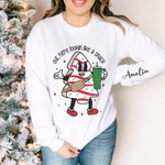 Personalizzato Out Here Lookin Like A Snack T-shirt Albero di Natale Torta Felpa con cappuccio Festa di Natale Divertente Costume Regalo di Natale per