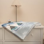Coperta morbida personalizzata A Hug From Heaven When You Really Miss Me Regalo commemorativo di Natale per la famiglia