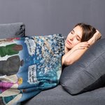 Coperta personalizzata I Miss You I Am Always With You con nomi Regalo commemorativo di Natale per la famiglia