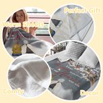 Personalised Your Wings Were Ready But My Heart Was Not Soft Blanket Christmas Memorial Gift for Family