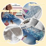Personalisierte Your Wings Were Ready But My Heart Was Not Soft Blanket Memorial Geschenk für Familie