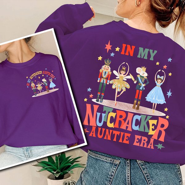 Personnalisé In My Nutcracker Era Christmas Mama T-shirt Sweatshirt Hoodie Christmas Mother's Day Gift for Grandma