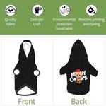 Personalizzato Meowy Natale Pet Hoodie Cartoon Dog Cat con cappello di Natale Abbigliamento invernale Holiday Party Pet Costume regalo di Natale per i