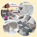 Coperta morbida personalizzata I Miss You I Am Always With You Regalo commemorativo di Natale per la famiglia