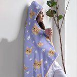 Coperta fotografica personalizzata con nome, regalo di compleanno, Natale e commemorazione per chi ama gli animali.