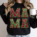 Spersonalizowana bluza Mama Koszulka z kapturem z imionami dzieci Boże Narodzenie Dzień Matki Prezent urodzinowy dla kobiety