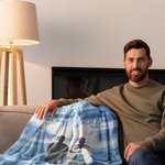 Coperta personalizzata Le tue ali erano pronte ma il mio cuore non lo era Coperta morbida Natale Compleanno Regalo commemorativo per la famiglia