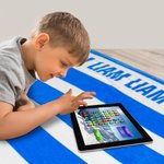 Personalisierte klassische gestreifte weiche Fleecedecke mit Namen Geburtstagsgeschenk für Familie Freund