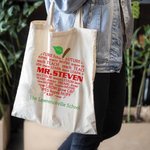 Personalisierte Apfel Muster Lehrer Canvas Tragetasche mit Namen und Text Weihnachten Lehrer Anerkennung Geschenk für Lehrer
