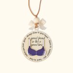 Personalized Friend Like a Bra Engraved Wooden Hanging Ornament Funny Christmas Gift for Best Friend Soul Sister