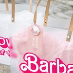 Sac à main personnalisé rose chaud avec papier de soie et texte Cadeau de mariage Cadeau d'enterrement de vie de jeune fille pour elle