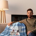 Personalized Those My Love Don Not Go Away Soft Blanket Christmas Memorial Gift for Family