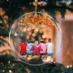 Personalizado El amor entre una madre y sus hijos es para siempre Adorno acrílico Regalo de cumpleaños para niños Familia