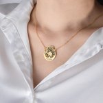 Collana personalizzata fatta a mano in argento sterling con volto di cane e nome inciso Regalo di Natale in memoria per gli amanti dei cani