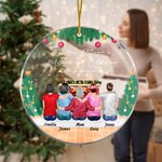 Ornamento acrílico personalizado El amor entre una madre y sus hijos es para siempre Decoración navideña Regalo para niños Familia
