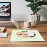 Personalised Teacher Non-Slip Mouse Pad Office Decor with Name and Text Thanksgiving Day Christmas Gift for Teacher