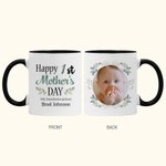 Personalized Happy 1st Mother's Day Ceramic Mug with Name and Photo Christmas Mother's Day Gift for Women
