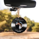 Personalised All of Me Loves All of You Vinyl Record Acrylic Ornament with Name and Date Christmas Valentine's Day Gift for Couple Husband Wife