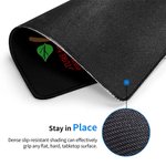 Personalised Teacher Non-Slip Mouse Pad Office Decor with Name and Text Thanksgiving Day Christmas Gift for Teacher