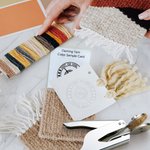 Personalized Knitting Hand Made with Love Book Embosser Stamp with Name Hand Held Embosser Christmas Birthday Gift for Knitter Book Lover