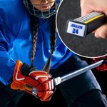 Embout de Crosse de Hockey Personnalisé avec Nom Numéro Imprimé en 3D Taille JR & SR Cadeau d'Anniversaire Noël Accessoire pour Joueur de Hockey
