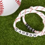 Personalized Handmade Baseball Adjustable Bead Bracelet with Name Sport Theme Team Spirit Birthday Gift for Kids Teen