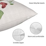 Henkilökohtainen joulusukka perhe monivärinen heittää tyynyn kansi Home Decor nimi syntymäpäivä joululahja perheelle ystävä