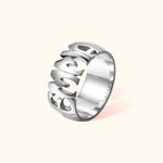Personalized Sterling Silver Name Ring Minimalist Jewelry Wedding Anniversary Mother's Day Gift for Her