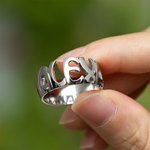 Personalized Sterling Silver Name Ring Minimalist Jewelry Wedding Anniversary Mother's Day Gift for Her