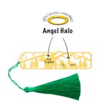 Segnalibro personalizzato della famiglia di mamma orso con nome e nappina Appassionato di lettura Regalo di Natale essenziale per la famiglia che ama 