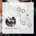 Personalizada de acero inoxidable tijeras de peluquero y peine conjunto con el texto grabado de Navidad Cumpleaños Regalo para peluqueros esteticistas
