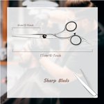 Personalizada de acero inoxidable tijeras de peluquero y peine conjunto con el texto grabado de Navidad Cumpleaños Regalo para peluqueros esteticistas