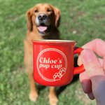 Tasse en céramique personnalisée Puppuccino Mug Pet Dog Gift 2.4oz 70ml