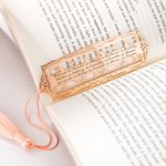 Marque-page personnalisé avec pompons pour les passionnés de lecture Cadeau d'anniversaire et de Noël pour les parents, les grands-parents et les amou