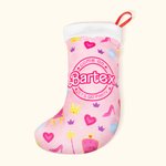 Bas de Noël Mode Poupée Rose Personnalisé avec Nom Décoration de l'arbre de Noël Cadeau parfait pour la famille Les enfants