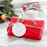 Personalizzato Dalla Biblioteca del Libro Timbro a secco Scenario con testo Regalo di compleanno per gli amanti dei libri Club del libro