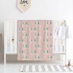 Couverture Personnalisée Multicolore Nom Disponible Bébé Enfant Funny Fleece Sherpa Blanket Home Decoration Newborn Baby Shower Christmas Gift for Fam