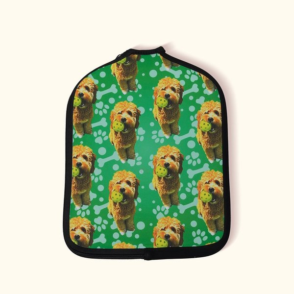 Personalised Dog Cat Pickleball Cover with Pet Portrait Set of 2 Gift for Pet Owners Pickleball Lovers