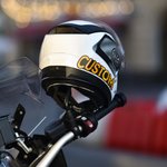 Personalised Set of 2 Waterproof Helmet Decal Helmet Sticker Label Christmas Birthday Gift for Motorbike Lover