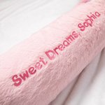 Personalized Cute Comfort Fantasy Unicorn Plush Toy Pillow Soothing Long Plush Pillow with Kid Name Christmas Gift Birthday Gift for Kid