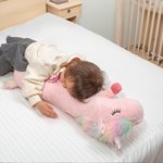 Personalized Cute Comfort Fantasy Unicorn Plush Toy Pillow Soothing Long Plush Pillow with Kid Name Christmas Gift Birthday Gift for Kid